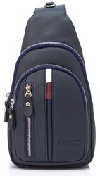 ABESS Erkek Çanta , Kaliteli Erkek Body Bag , Göğüs ve Omuz Çantası , A5297L , Lacivert - Thumbnail