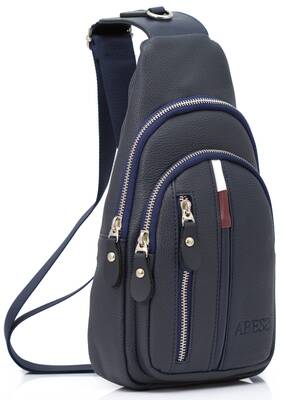 ABESS Erkek Çanta , Kaliteli Erkek Body Bag , Göğüs ve Omuz Çantası , A5297L , Lacivert
