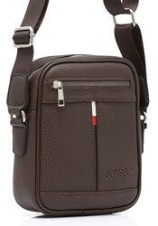 ABESS Erkek Çanta , Kaliteli Postacı Model Erkek Çantası , Kahverengi , A5532K - Thumbnail